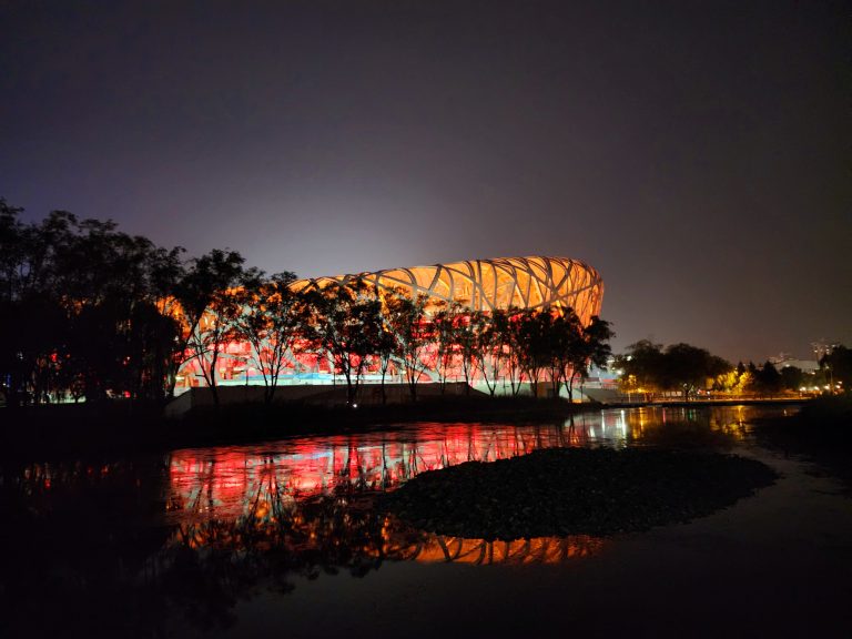 鸟巢夜景
